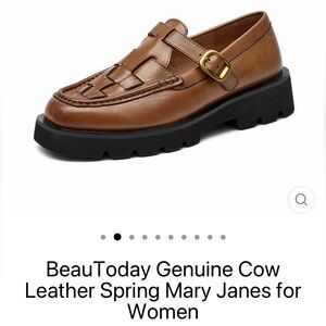 Leather Mary Jane’s